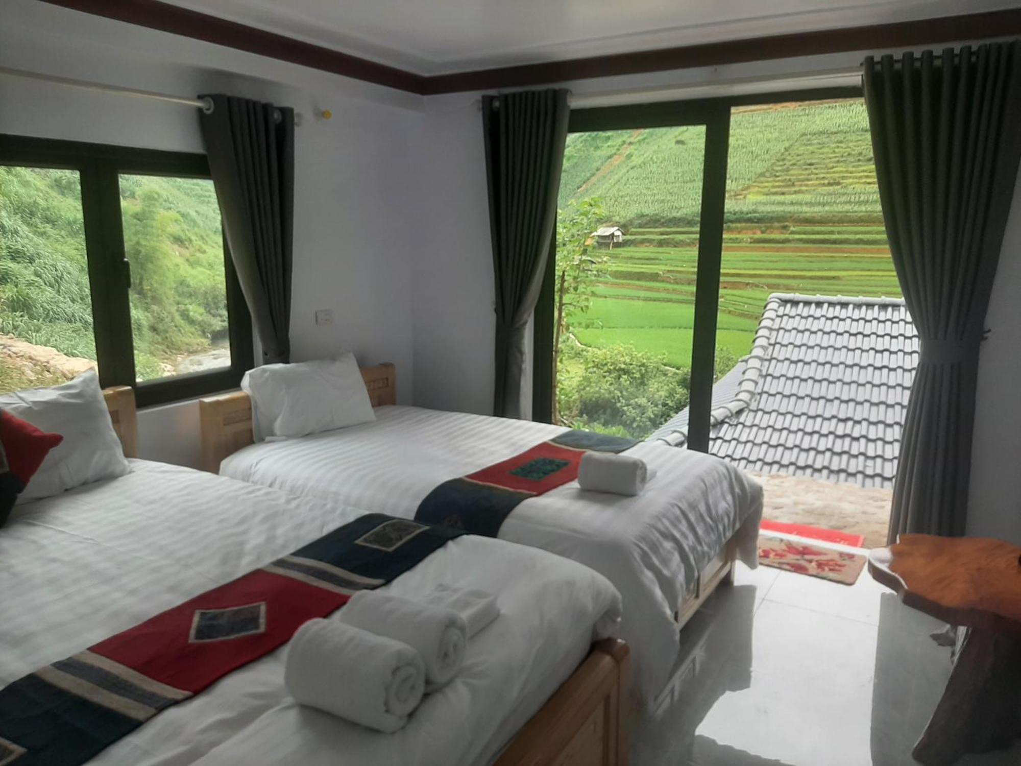 Dong Suoi H'Mong Homestay & Bungalow - Trek & Vegetarian Food Mu Cang Chai Δωμάτιο φωτογραφία
